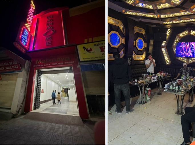 Quán karaoke Matxcơva (xã Ngũ Lão, Thủy Nguyên) mở cửa đón khách khi chưa có Giấy Chứng nhận đủ điều kiện về ANTT